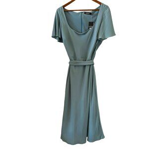 Lauren Ralph Lauren Blue Midi Dress
